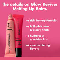 Glow Reviver Melting Lip Balm, new shade! Island Colada - Sheer Milky White w/ Gold Pearl