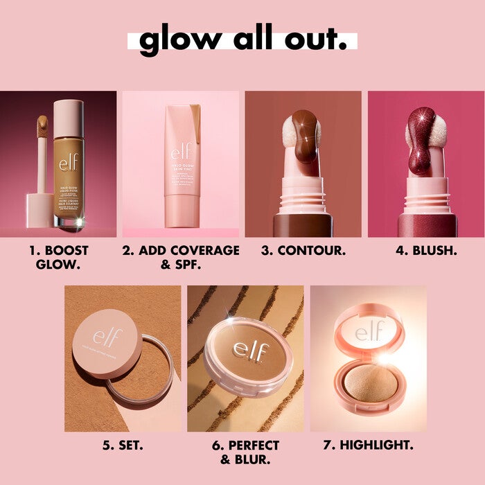 Halo Glow Silky Powder Highlighter, 